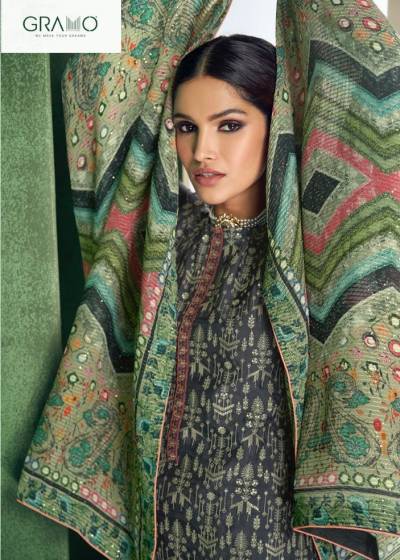 Khawaish Vol 1 By Gramo Digital Printed Festive Wear Readymade Suit Collection